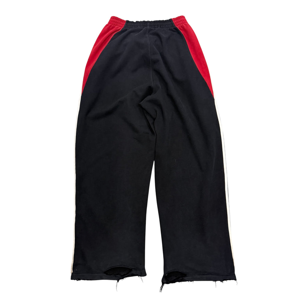 BALENCIAGA ADIDAS SOCCOR LOGO SWEATPANTS.
