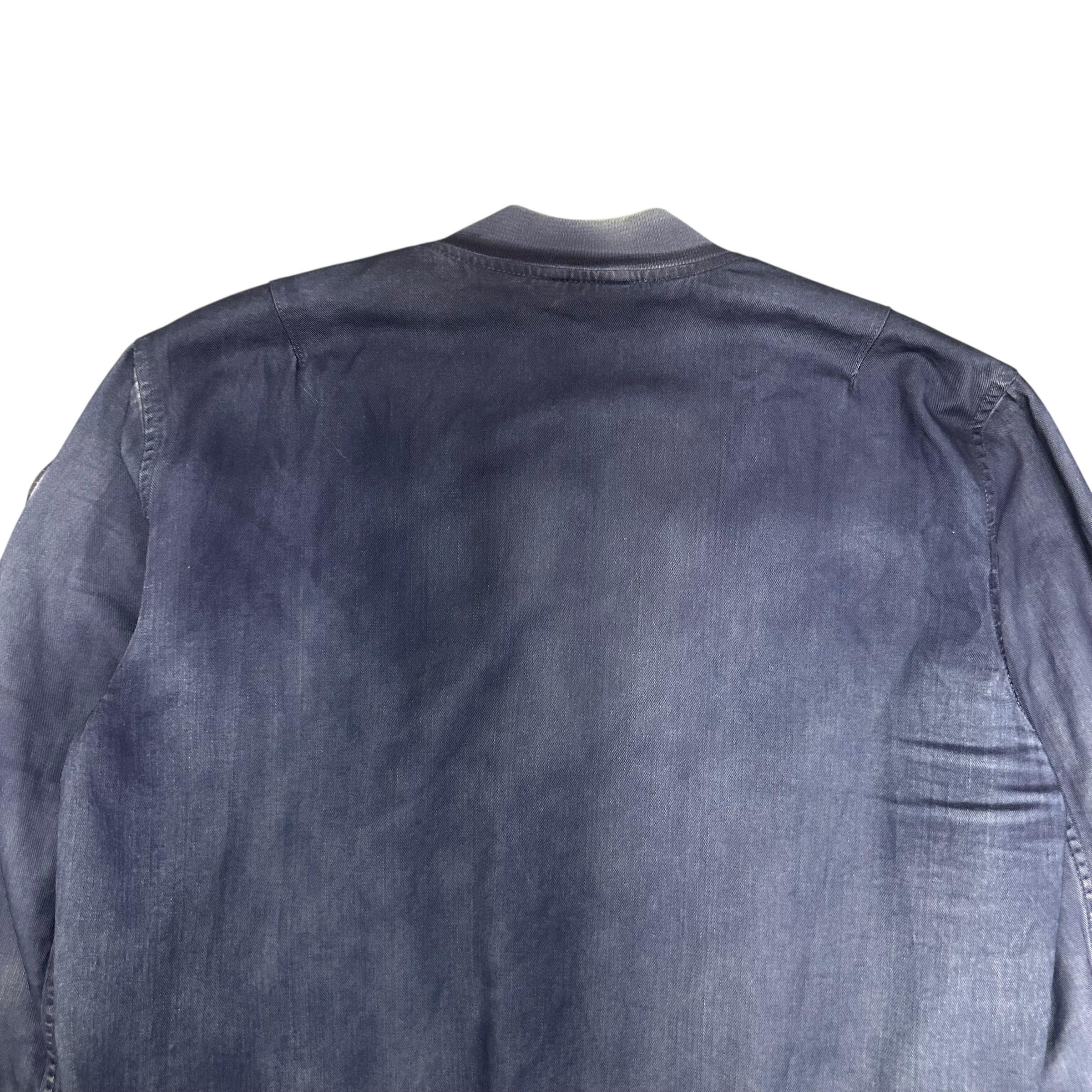 VIVIENNE WESTWOOD DENIM FLIGHT JACKET.