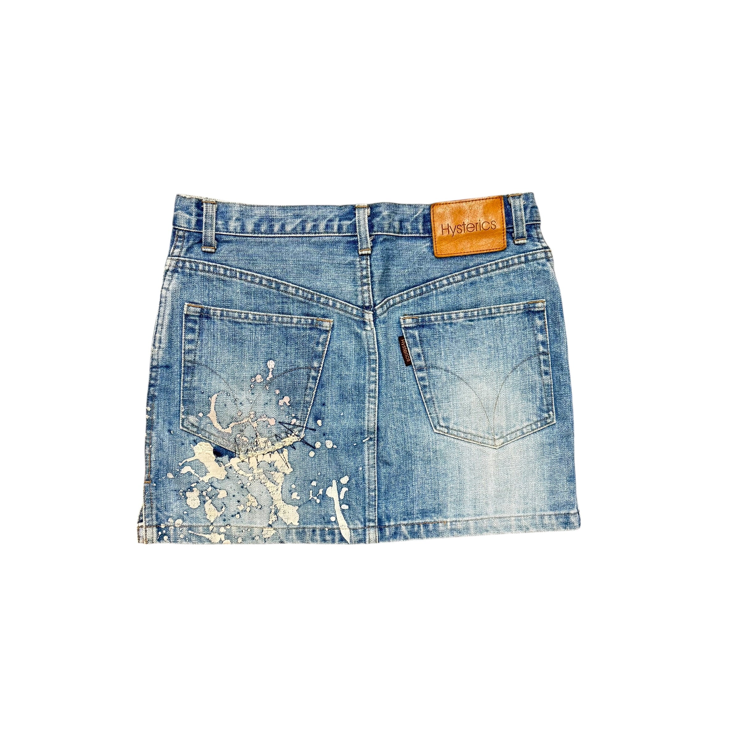 BLUE HYSTERIC GLAMOUR SKIRT.
