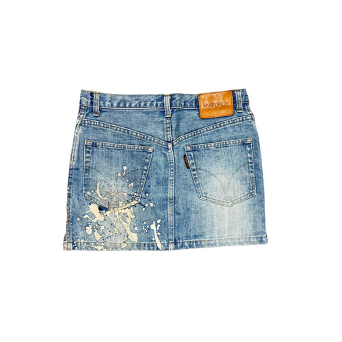 BLUE HYSTERIC GLAMOUR SKIRT.