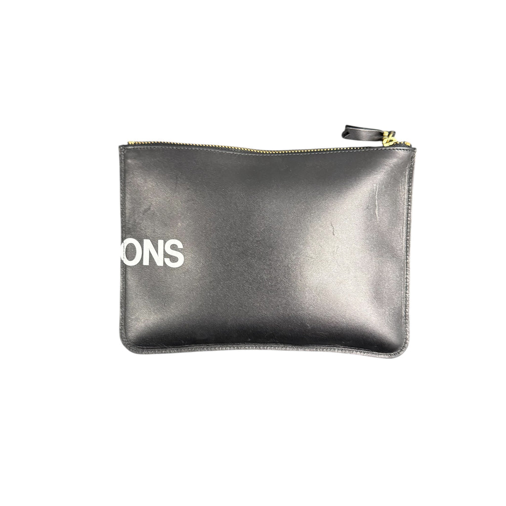 COMME DES GARCONS LEATHER POUCH.