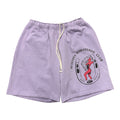 REXEIZEN HORSESHOE CLUB PURPLE SHORTS.