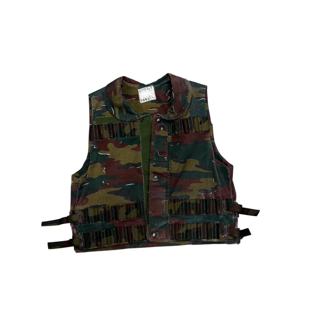 VINTAGE 80’S CAMO TACTICAL VEST.