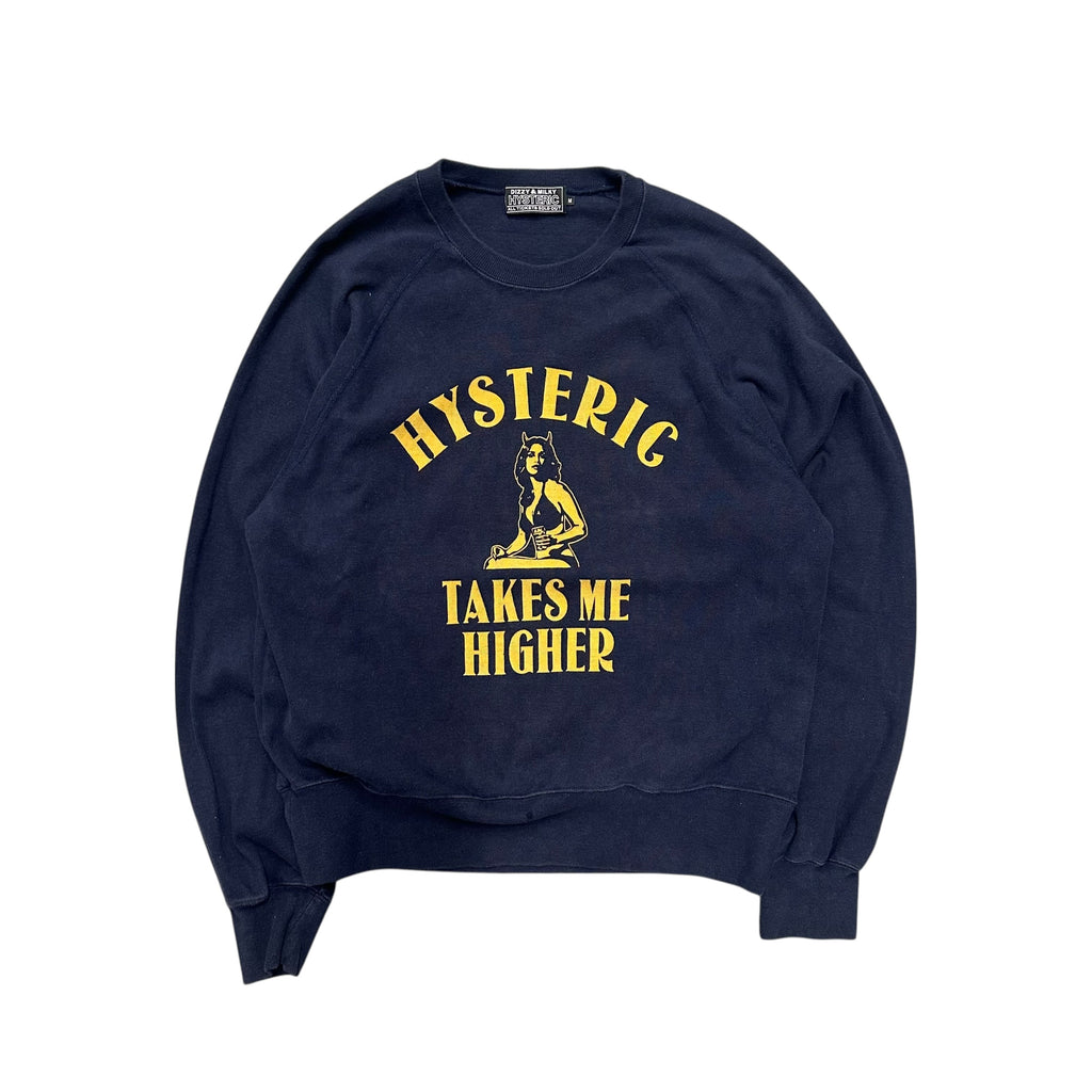 HYSTERIC GLAMOUR TAKES ME HIGHER SWEATER.