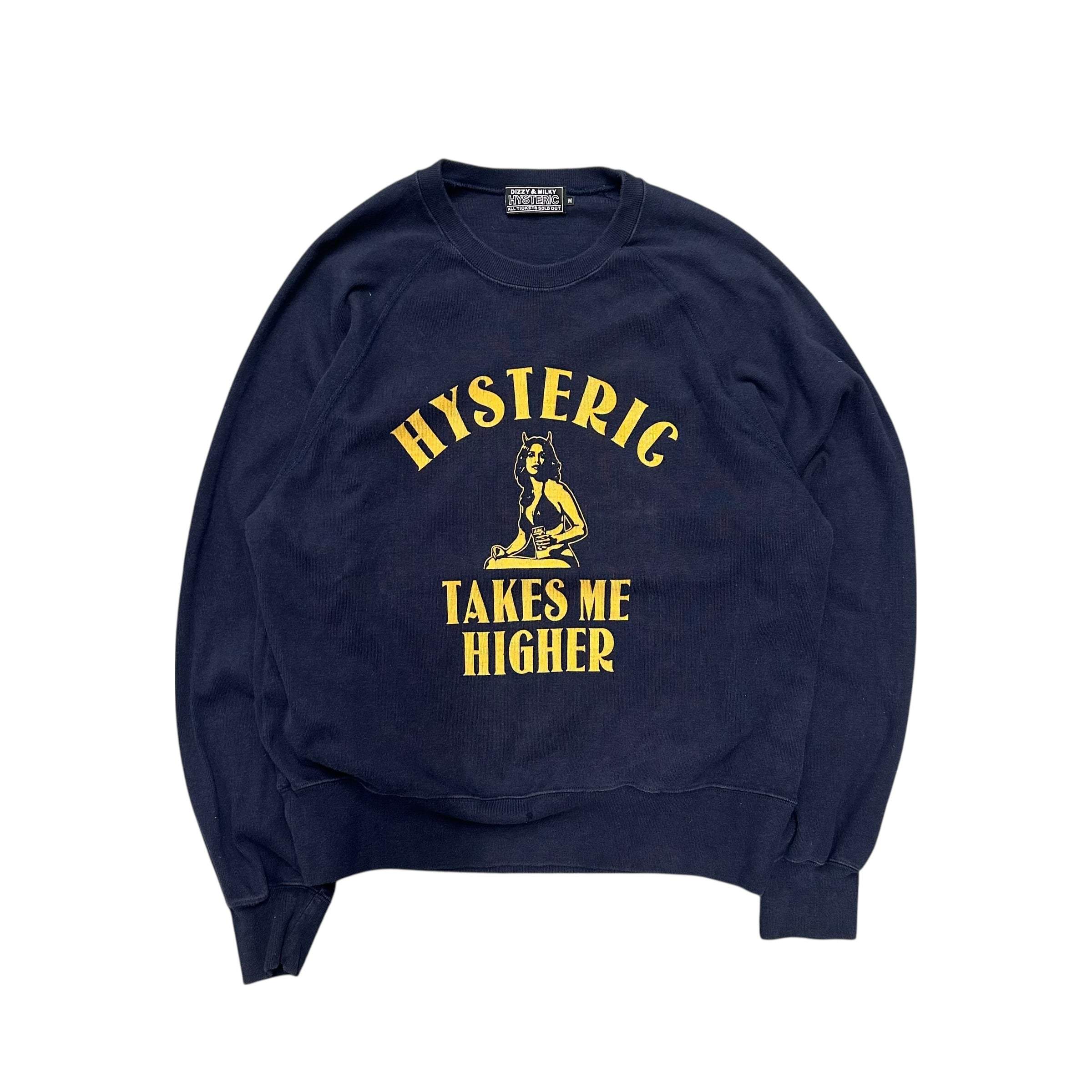 HYSTERIC GLAMOUR TAKES ME HIGHER SWEATER.