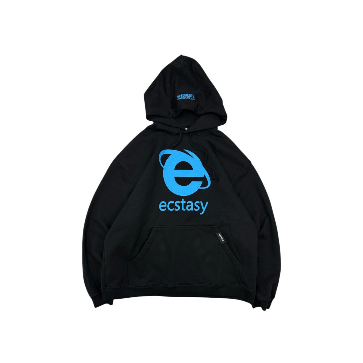 VETEMENTS SS20 ECSTASY HOODIE.