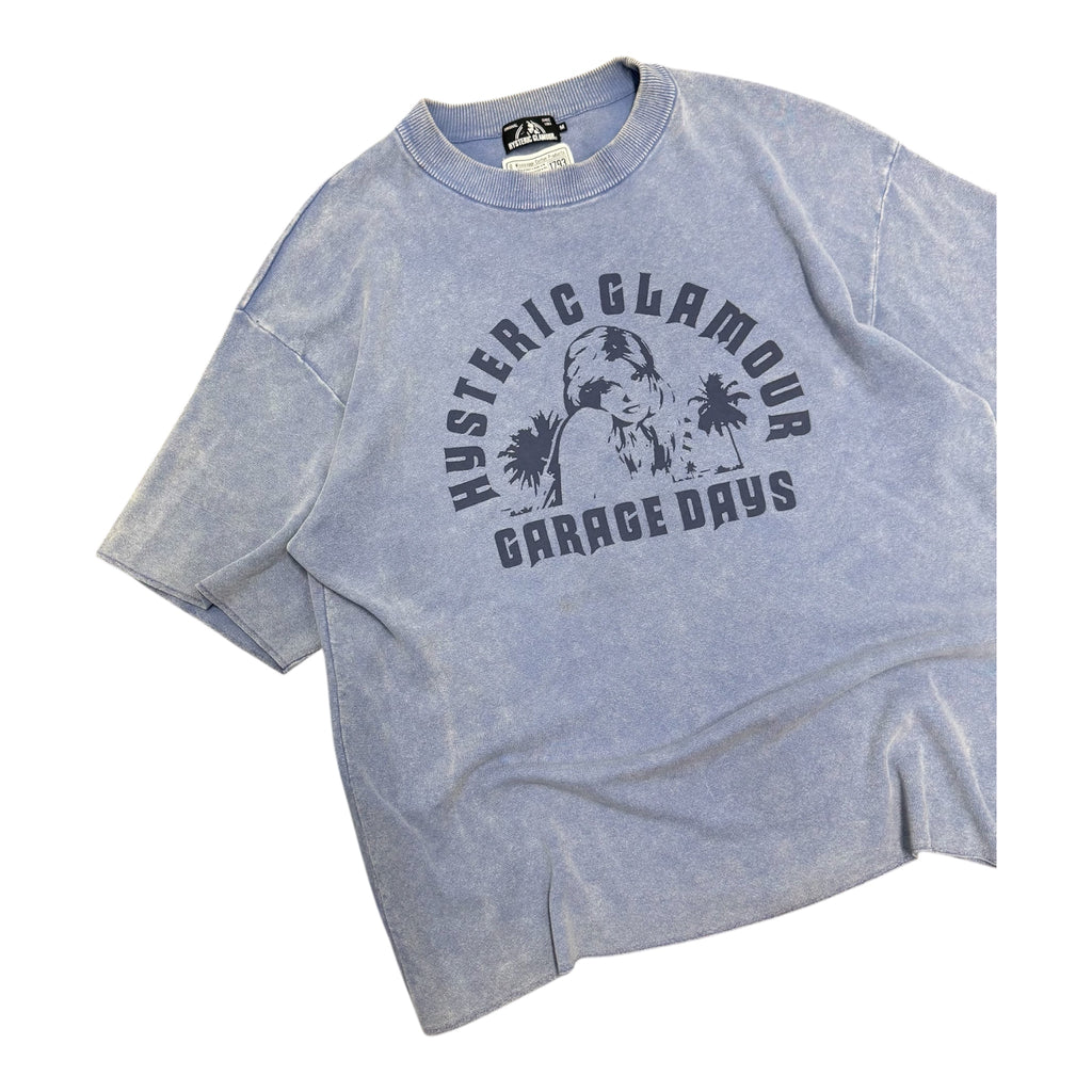 HYSTERIC GLAMOUR "GARAGE DAYS" SWEATER SHIRT.