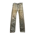 DIOR SS04 “STRIP” WAXED BLEU CLAIRE DENIM.
