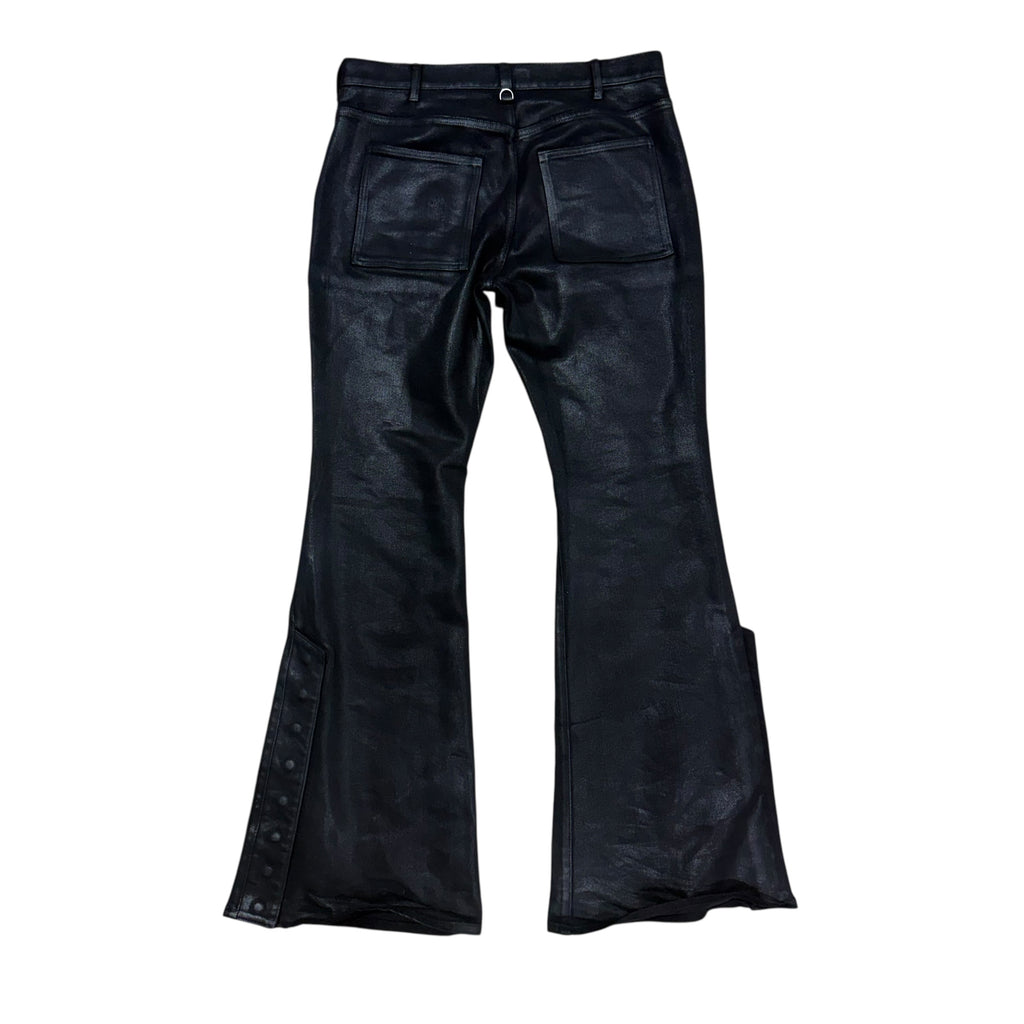 NOMASS 017GLM WAXED DENIM PANTS.