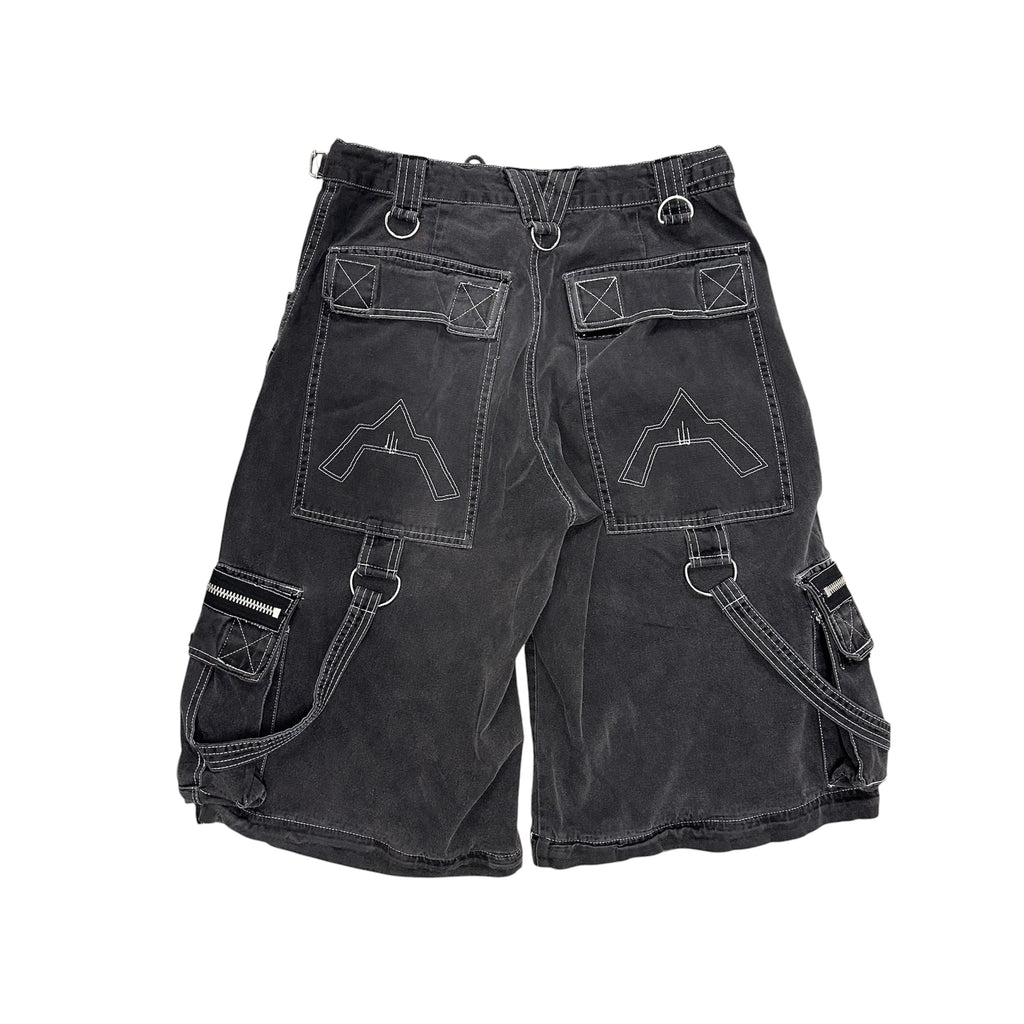 TRIPP NYC BLACK RAVER SHORTS.