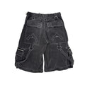 TRIPP NYC BLACK RAVER SHORTS.