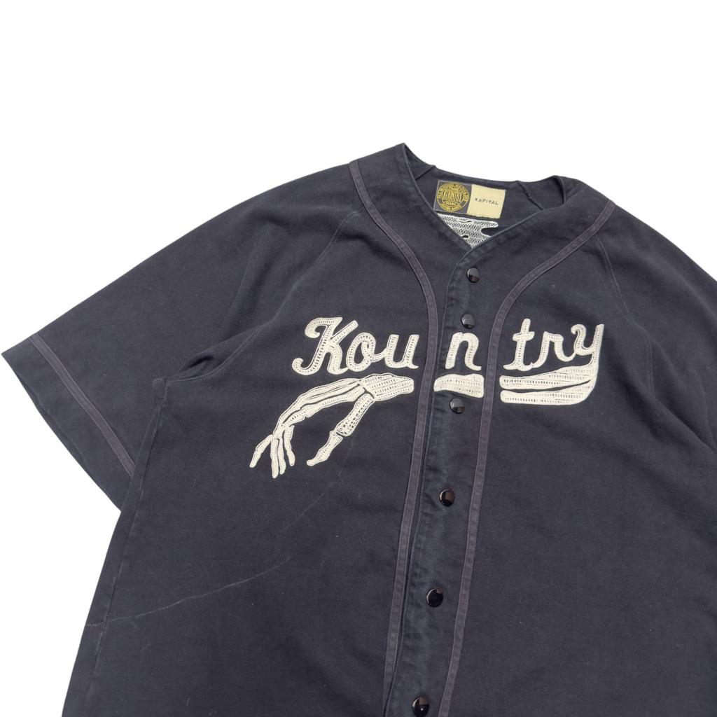 KAPITAL KOUNTRY SKELETON SHORT SLEEVE BUTTONUP.