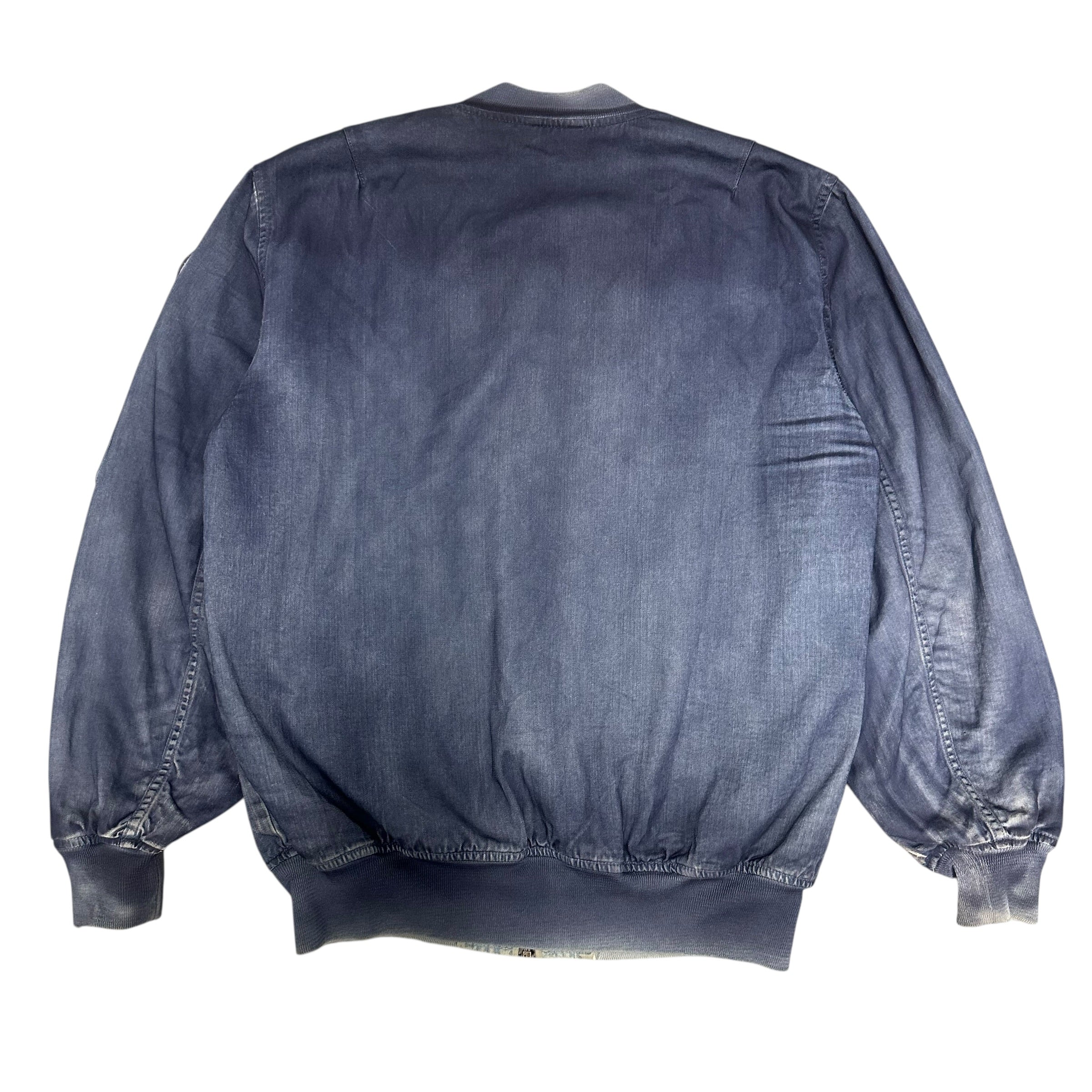 VIVIENNE WESTWOOD DENIM FLIGHT JACKET.
