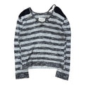 MAISON MARGIELA BLACK AND WHITE STRIPPED SWEATER.