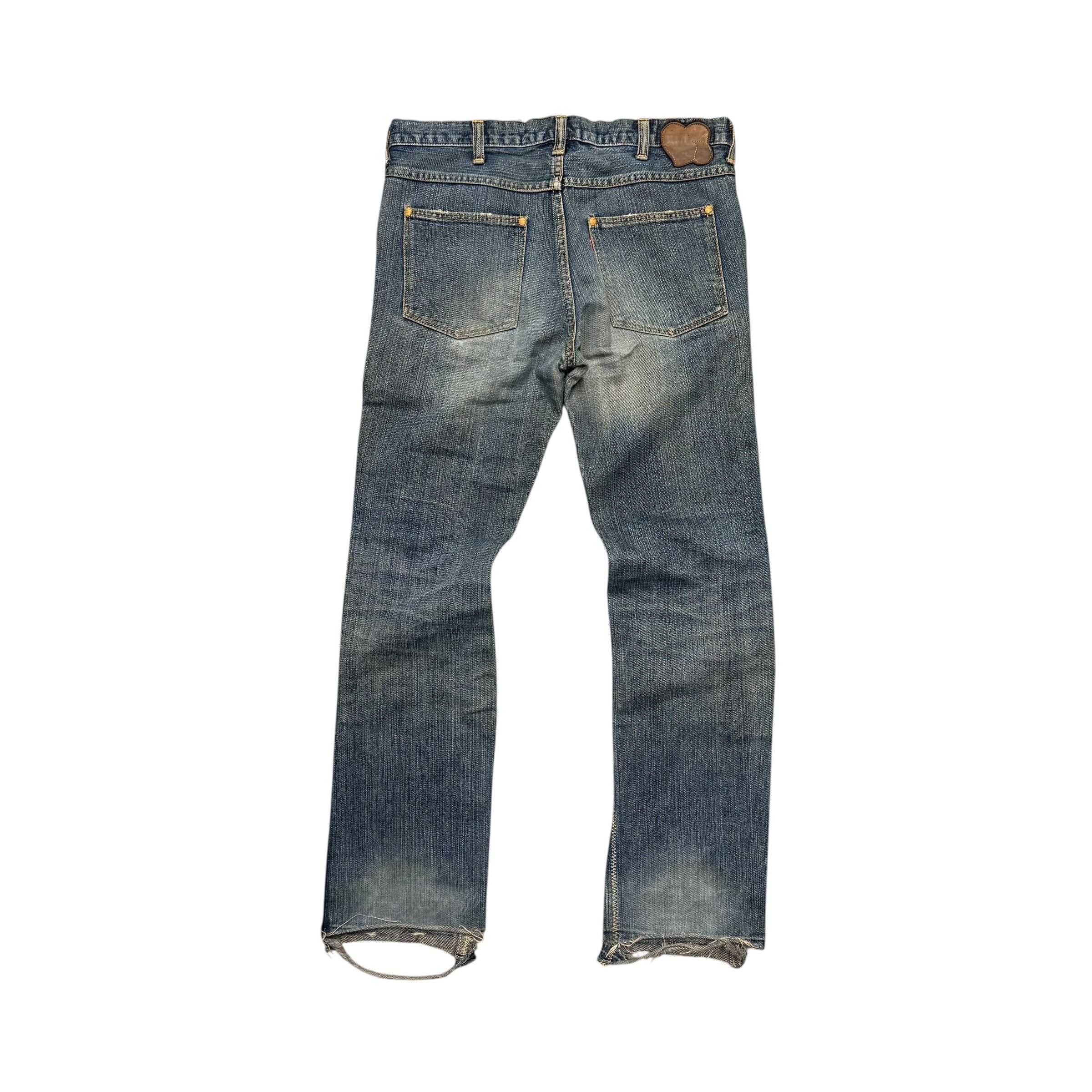 NUMBER NINE BLOWOUT DENIMS.