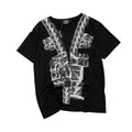 CABANE DE ZUCCA TROMPE L'OEIL ZIPPER SHIRT.