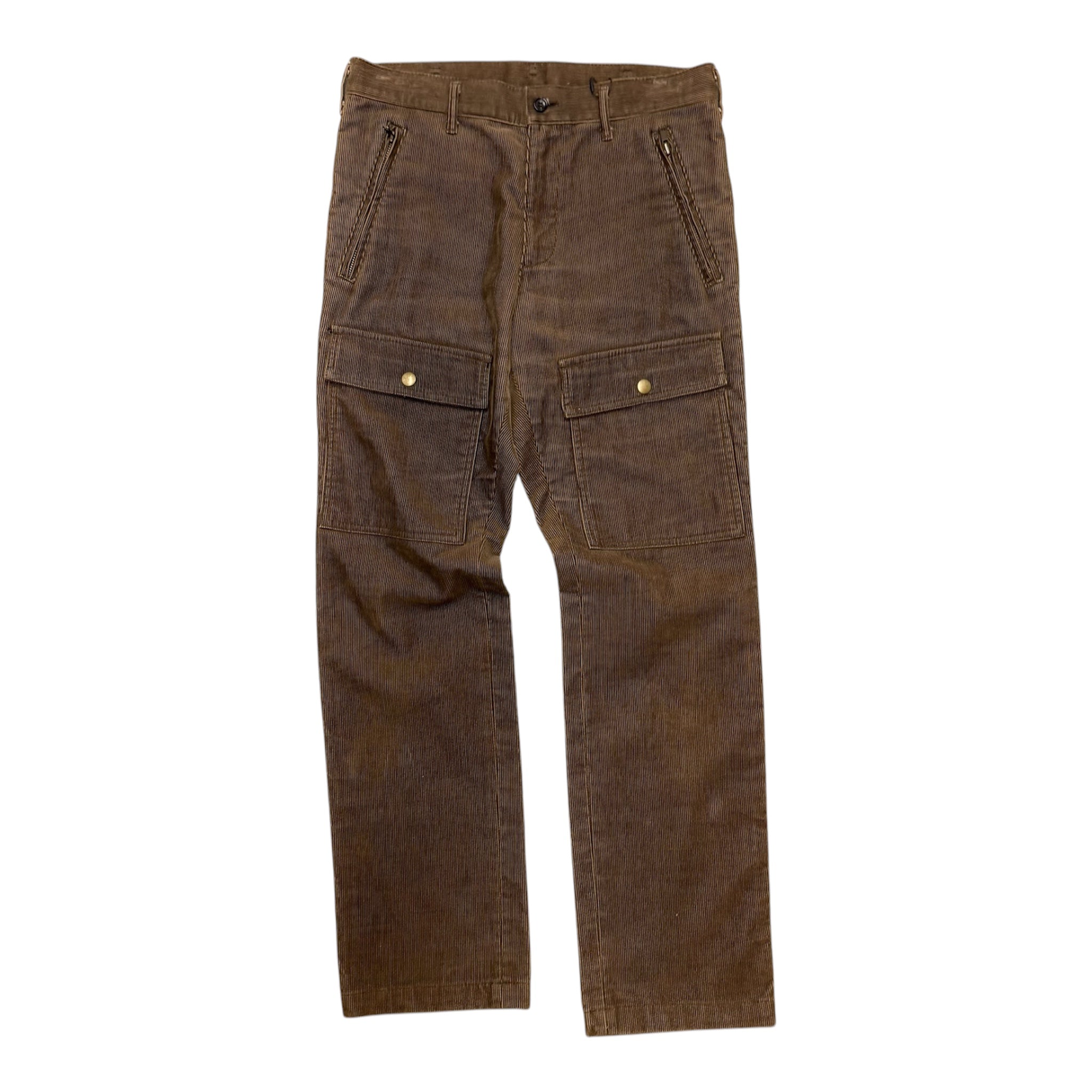 COMME DES GARÇONS BROWN CORDUROY PANTS.