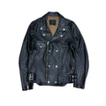 UNDERCOVER SS19 LEATHER SNAP JACKET.