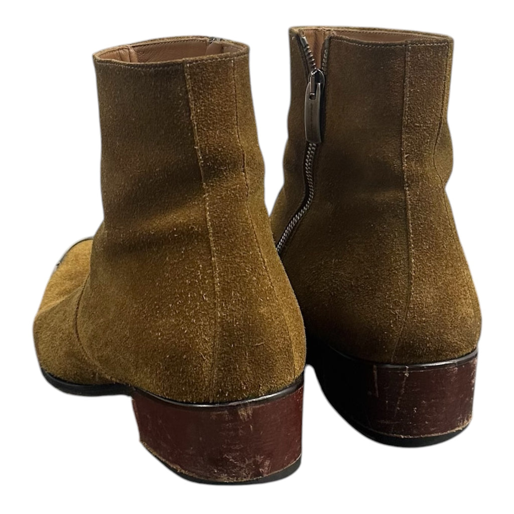 GIUSEPPE ZANOTTI WESTERN STEEL TOE BOOTS.