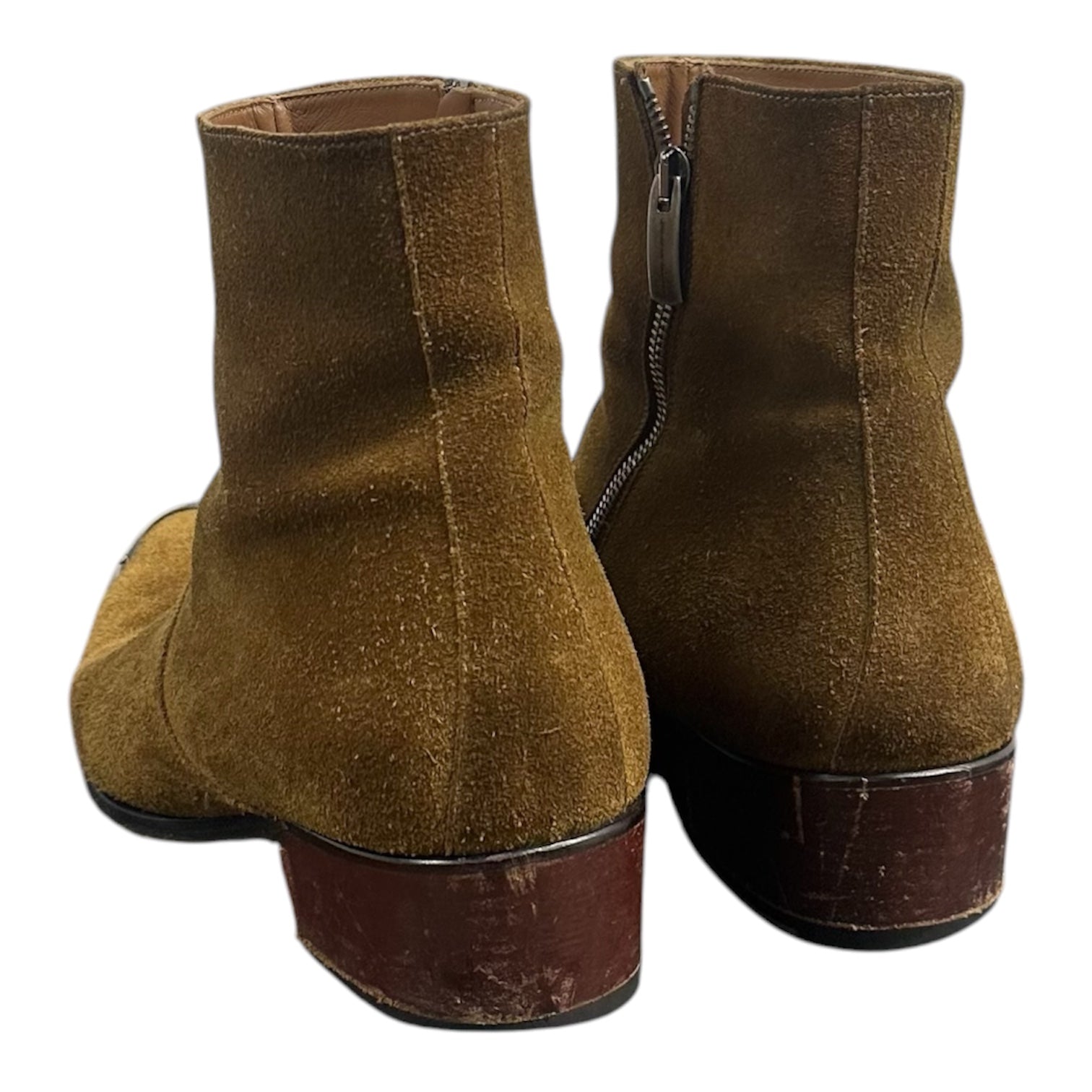 GIUSEPPE ZANOTTI WESTERN STEEL TOE BOOTS.