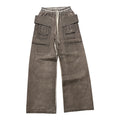 RICK OWENS WIDE LEG CREATCH CARGO PANTS.