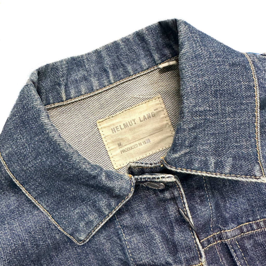 VINTAGE WOMENS HELMUT LANG DENIM JACKET.