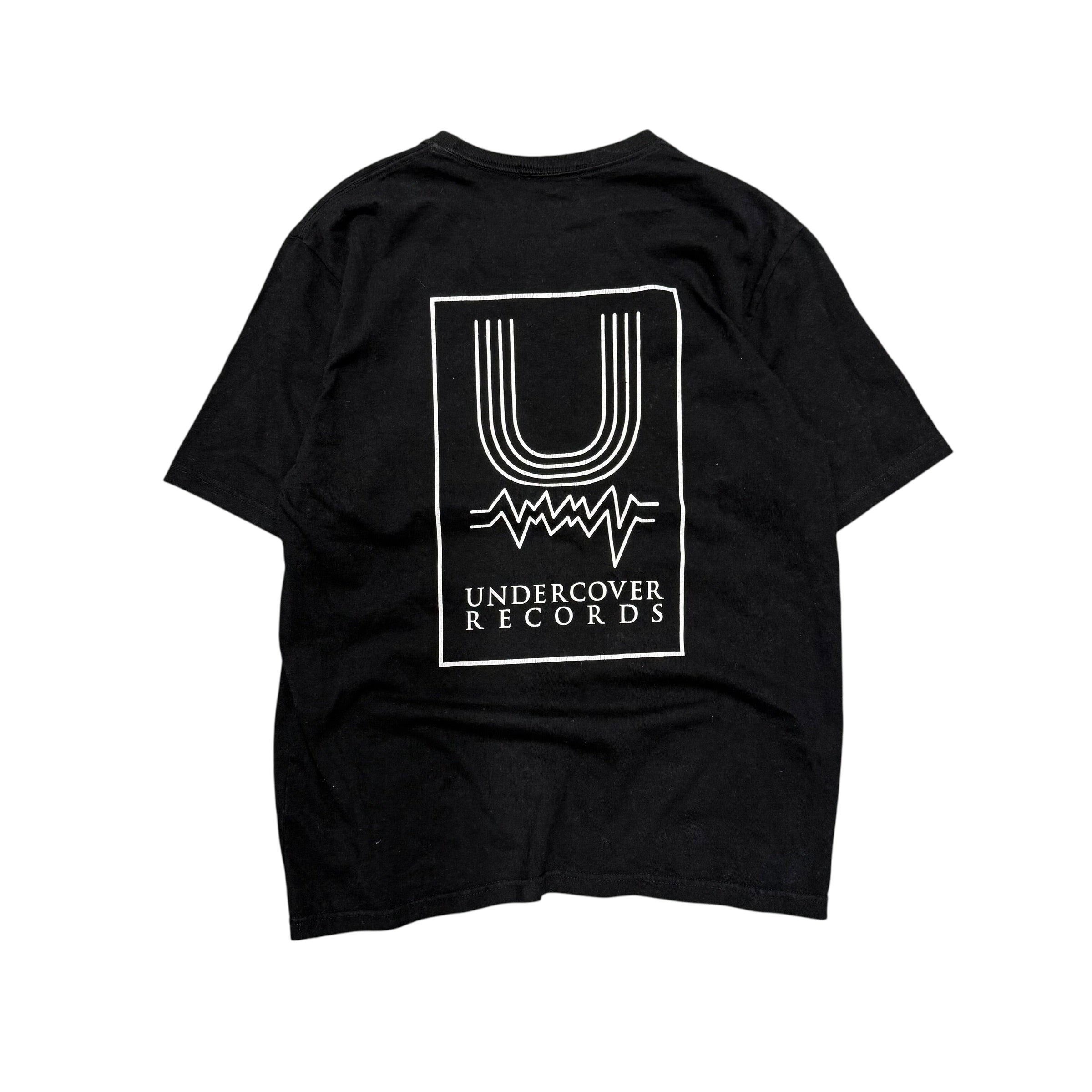 BLACK UNDERCOVER RECORDS TEE.