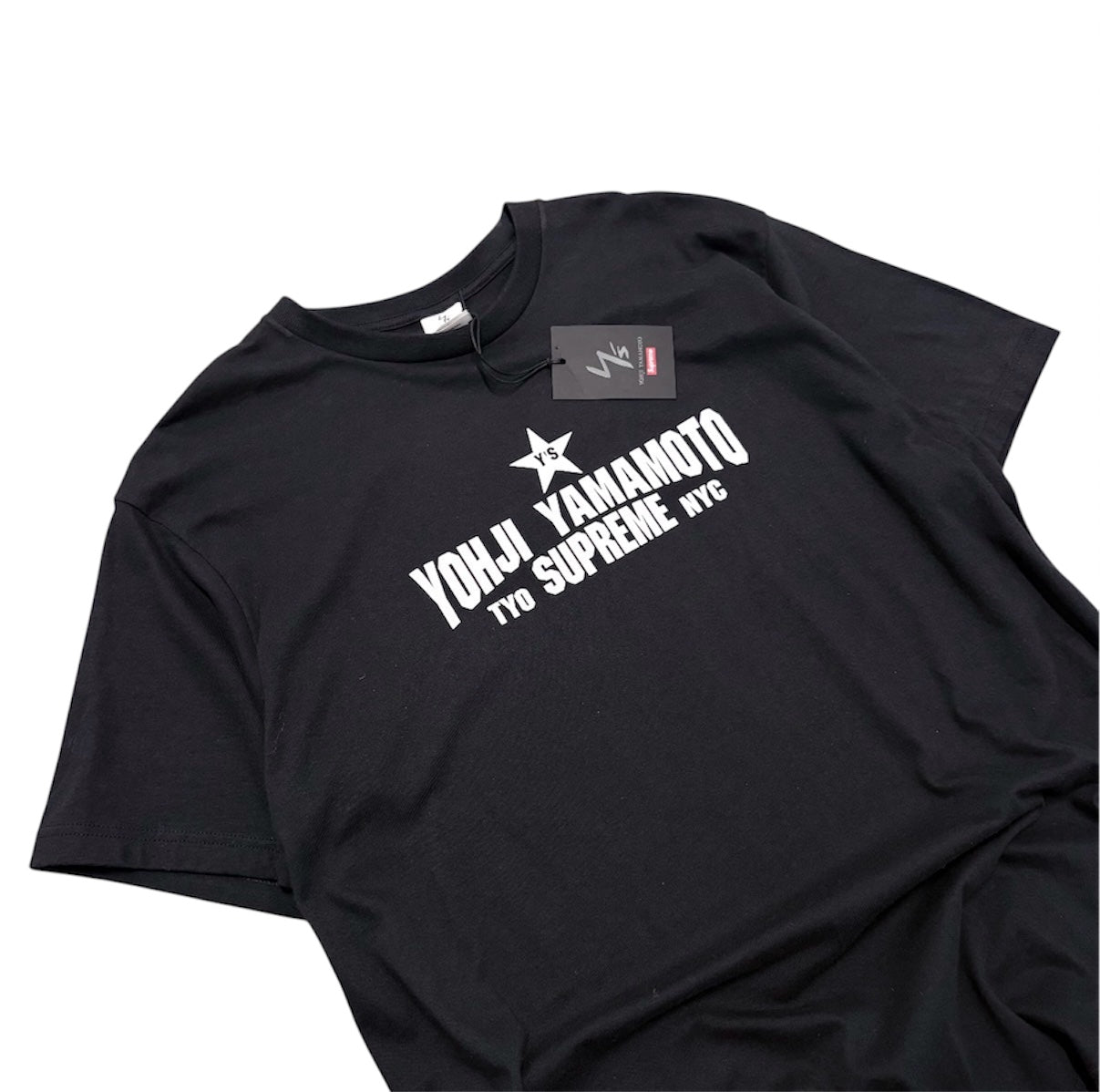 SUPREME YOHJI YAMAMOTO LOGO SHIRT.
