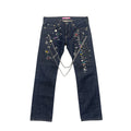 JUNYA WATANABE AW02 GEM STUDDED JEANS.