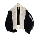 RICK OWENS SS24 TEXTURED SILK CARDIGAN.