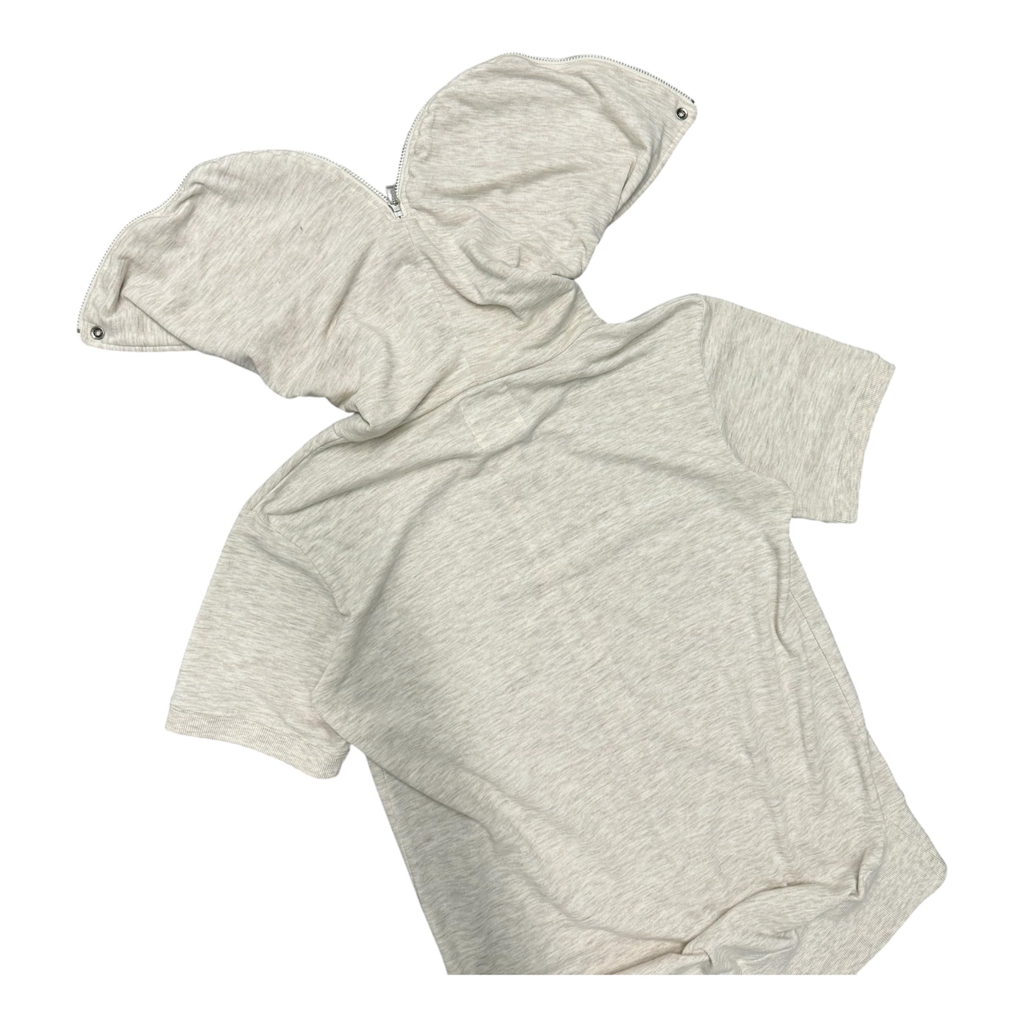 PPFM SPLIT HOODED VEST JACKET.