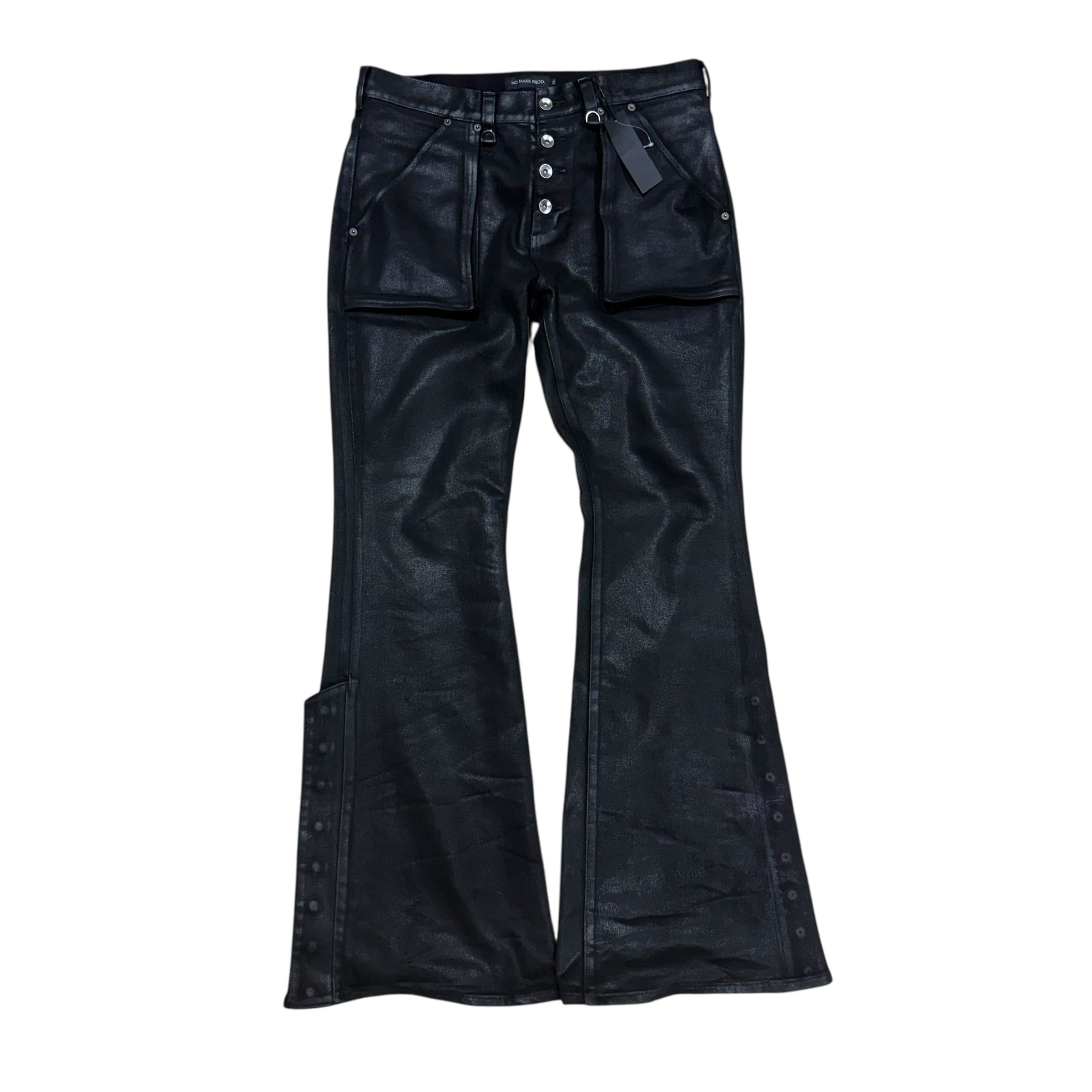 パンツ NO MASS PROD 007GLM WAXED DENIM JEANS NOMASS 017GLM WAXED DENIM PANTS. – Chambered Inseams
