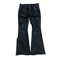 NOMASS 017GLM WAXED DENIM PANTS.