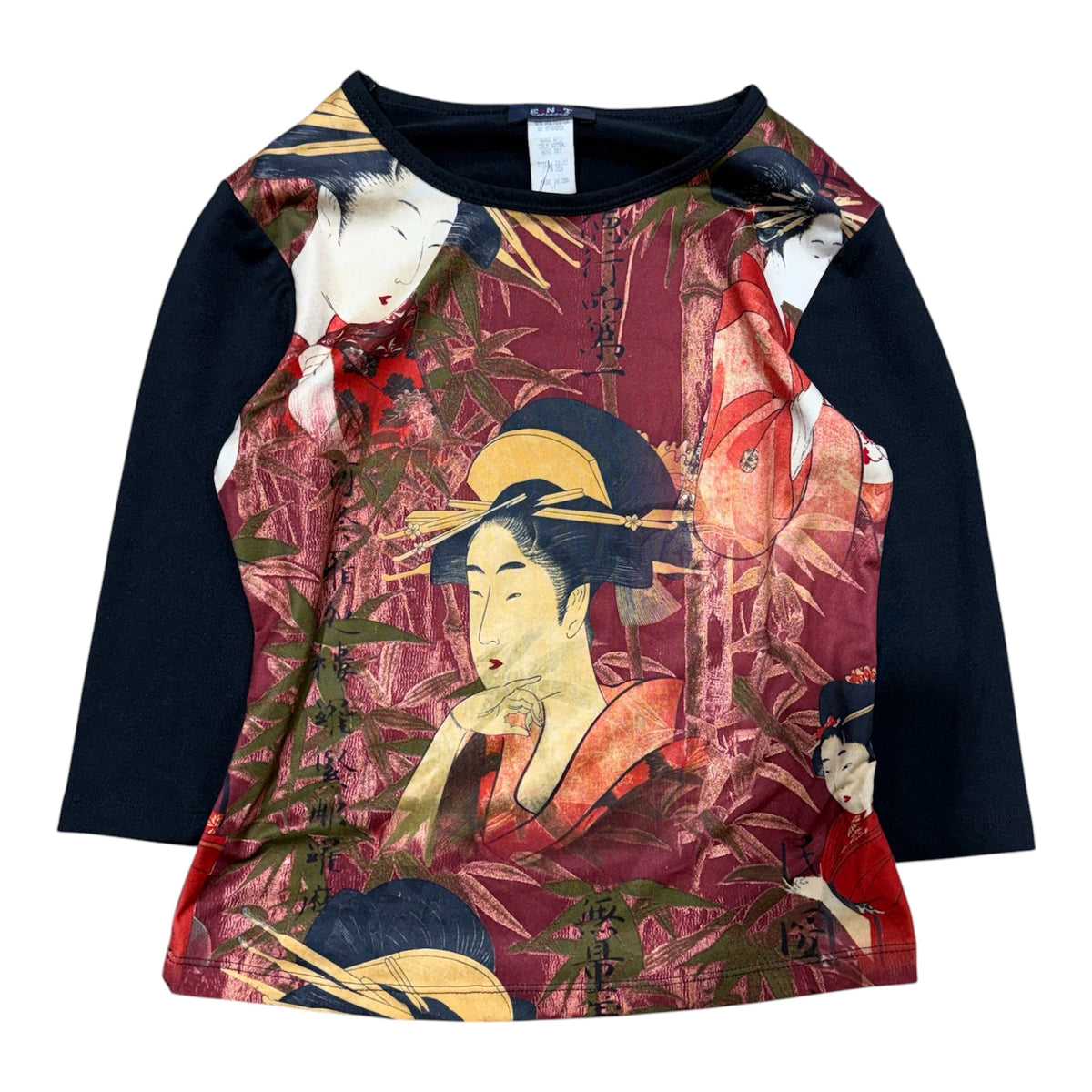 VINTAGE ENT ENTRANCY GEISHA SHIRT.