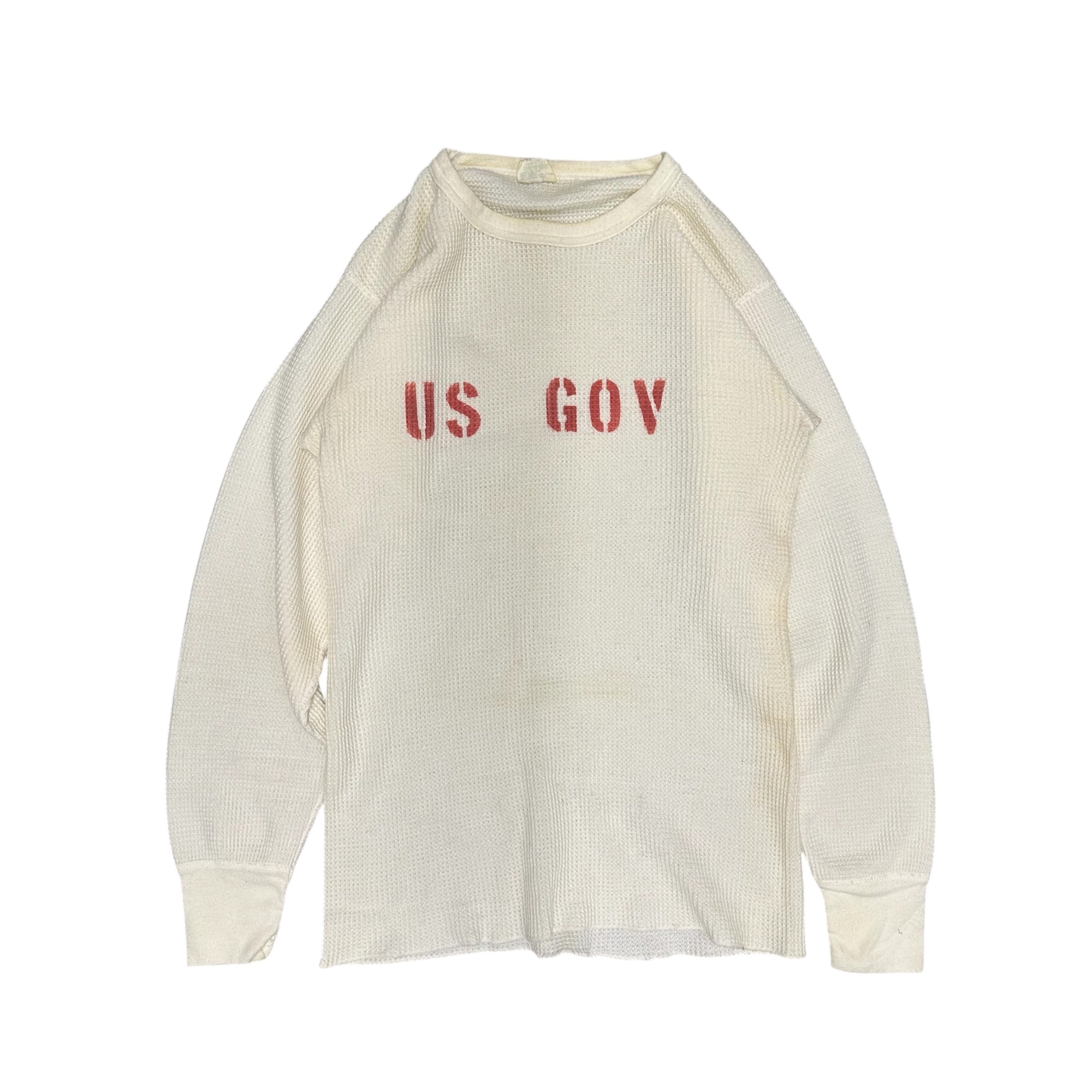 VINTAGE US GOV 80’S THERMAL LONGSLEEVE.