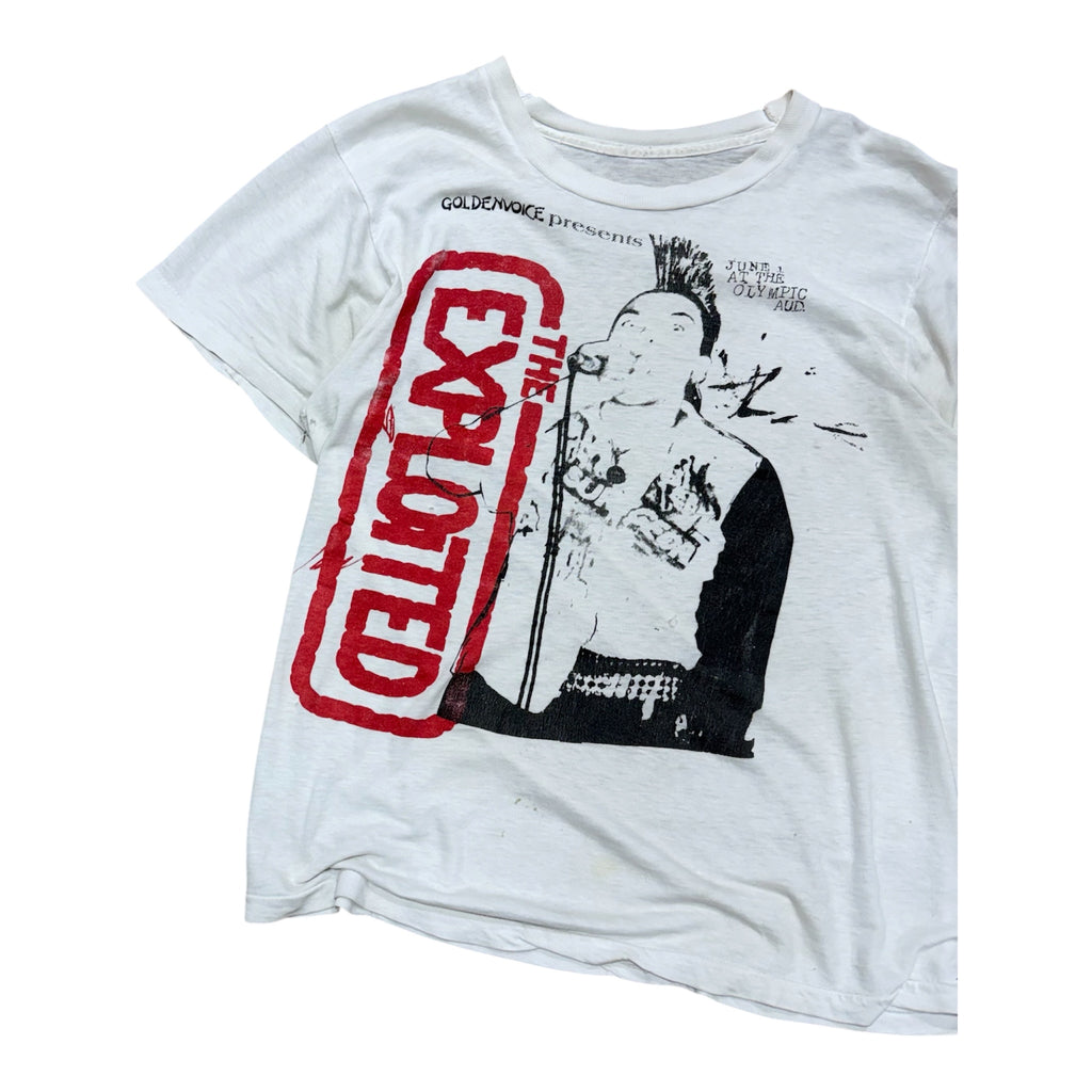 VINTAGE 80’s SEX PISTOLS “THE EXPLOITED” TOUR TEE.