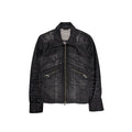 NO ID BLACK DENIM JACKET.