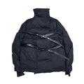 RICK OWENS DUSTULATOR WRAP PUFFER JACKET.