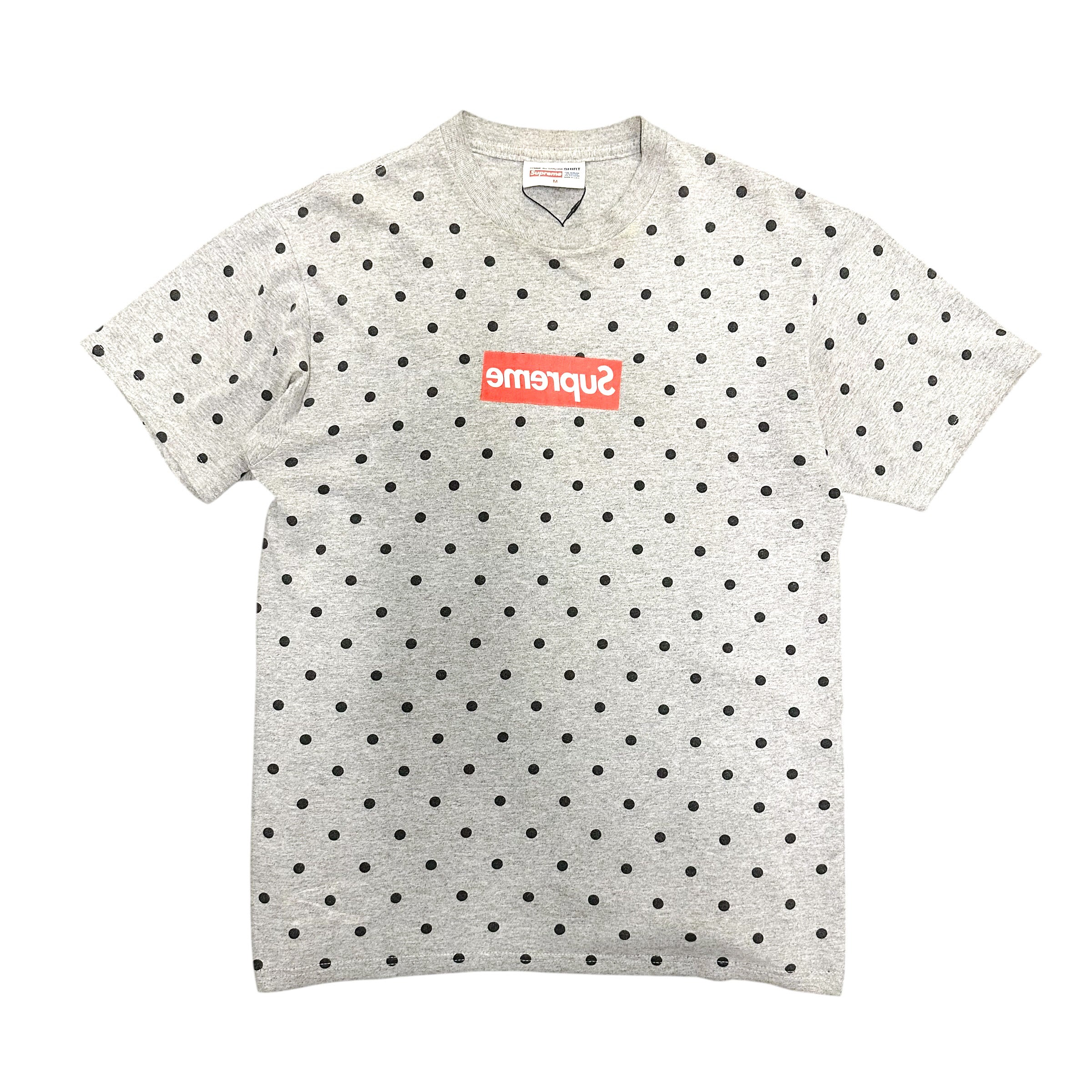 SUPREME X CDG POLKA DOT SHIRT.