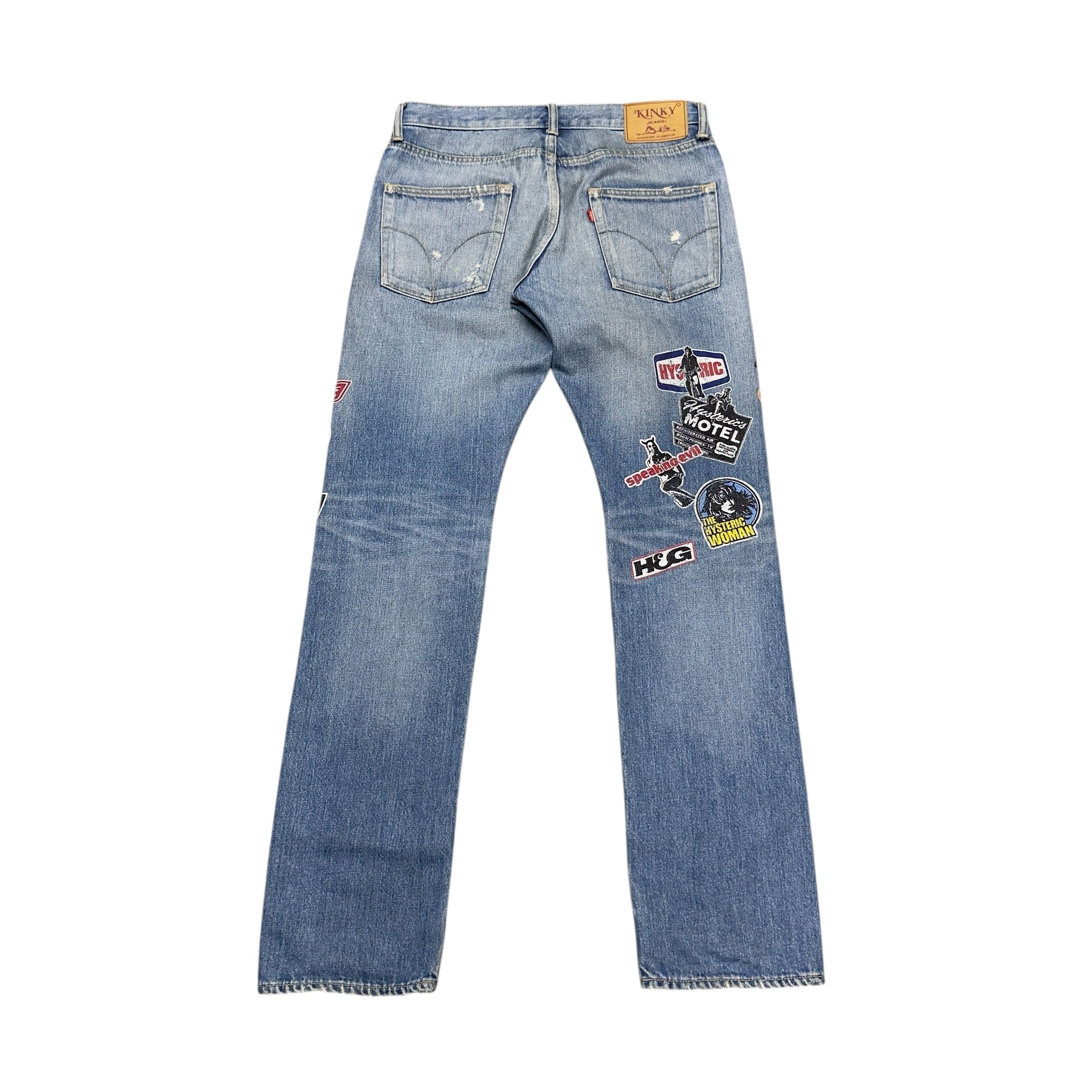 HYSTERIC GLAMOUR PATCHWORK DENIM.