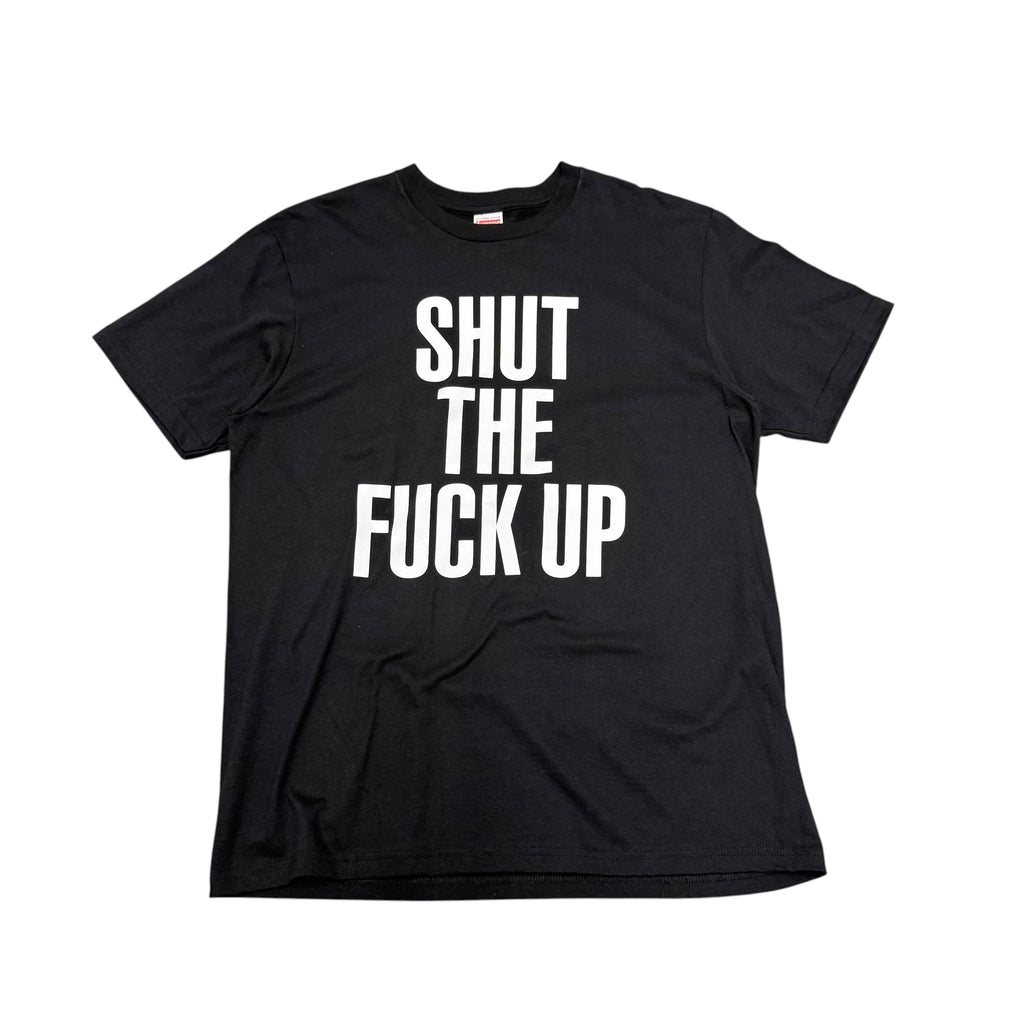 NUMBER (N)INE X SUPREME “SHUT THE FUCK UP” TEE.