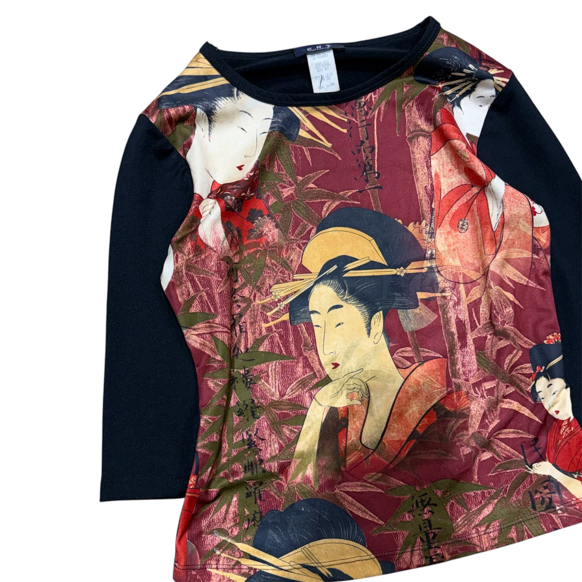 VINTAGE ENT ENTRANCY GEISHA SHIRT.