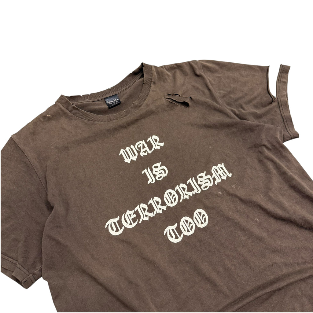 NUMBER (N)INE AW04 “WAR IS TERRORISM TOO” SHIRT