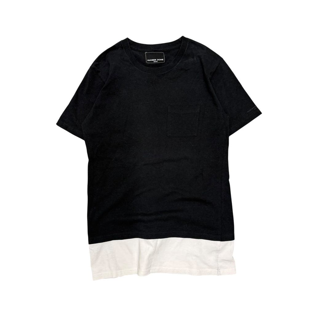 NUMBER (N)INE BLACK AND WHITE TEE.