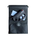BLACK MEANS BRASS KNUCKLE LEATHER LIGHTER.