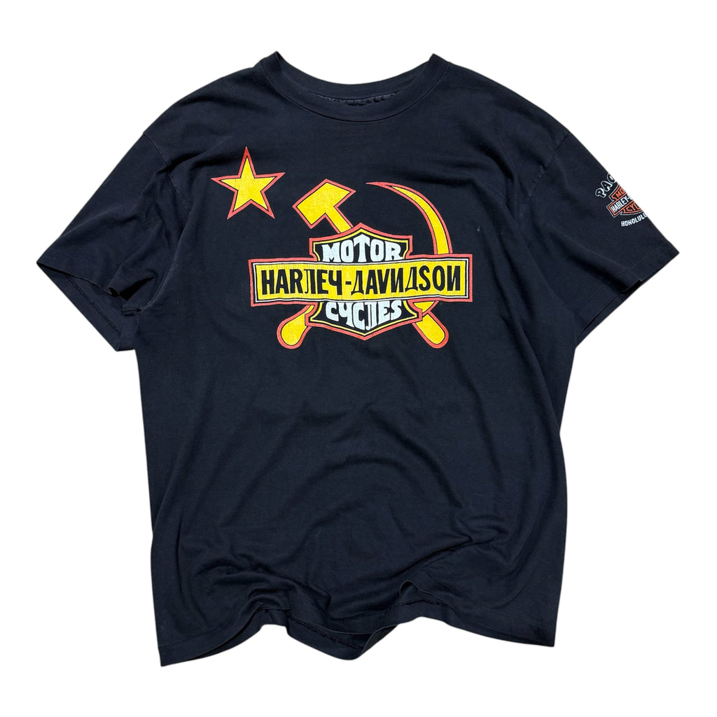 VINTAGE HARLEY DAVIDSON SOVIET UNION TEE.
