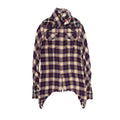LGB ROCKABILLY SHADOW FRINGES FLANNEL SHIRT.