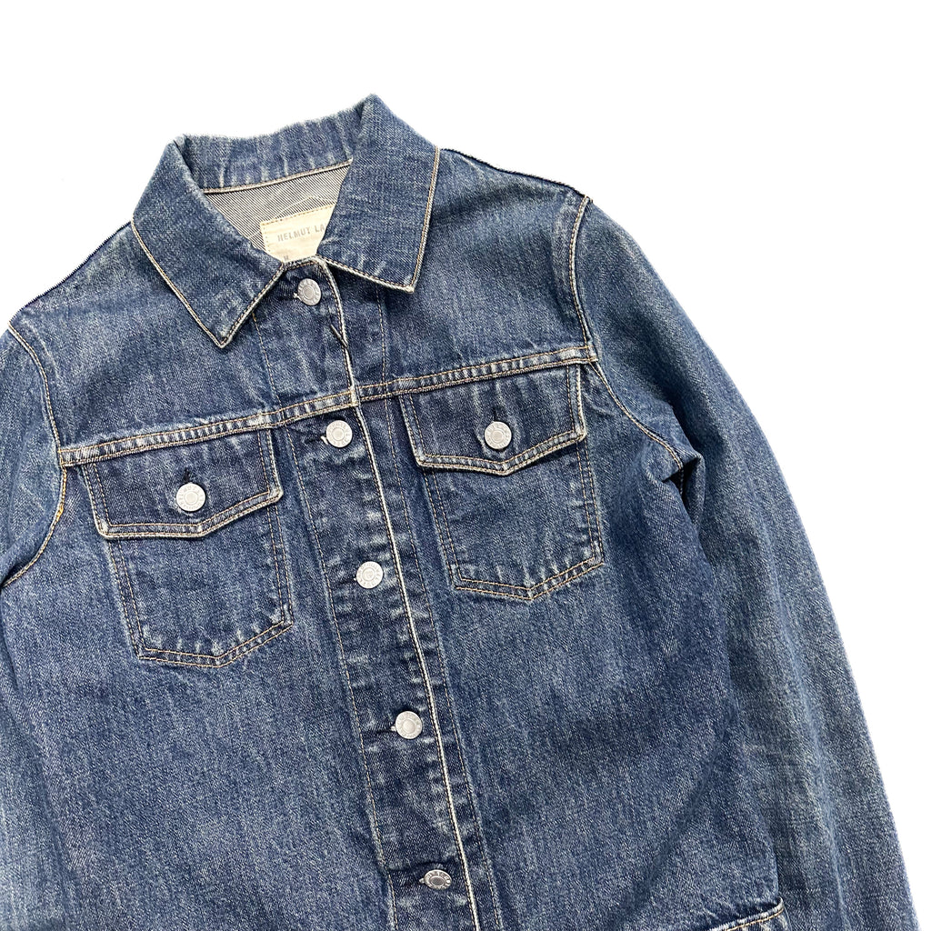 VINTAGE WOMENS HELMUT LANG DENIM JACKET.