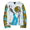 CUSTO BARCELONA GIRL LONGSLEEVE PSYCHEDELIC TEE.