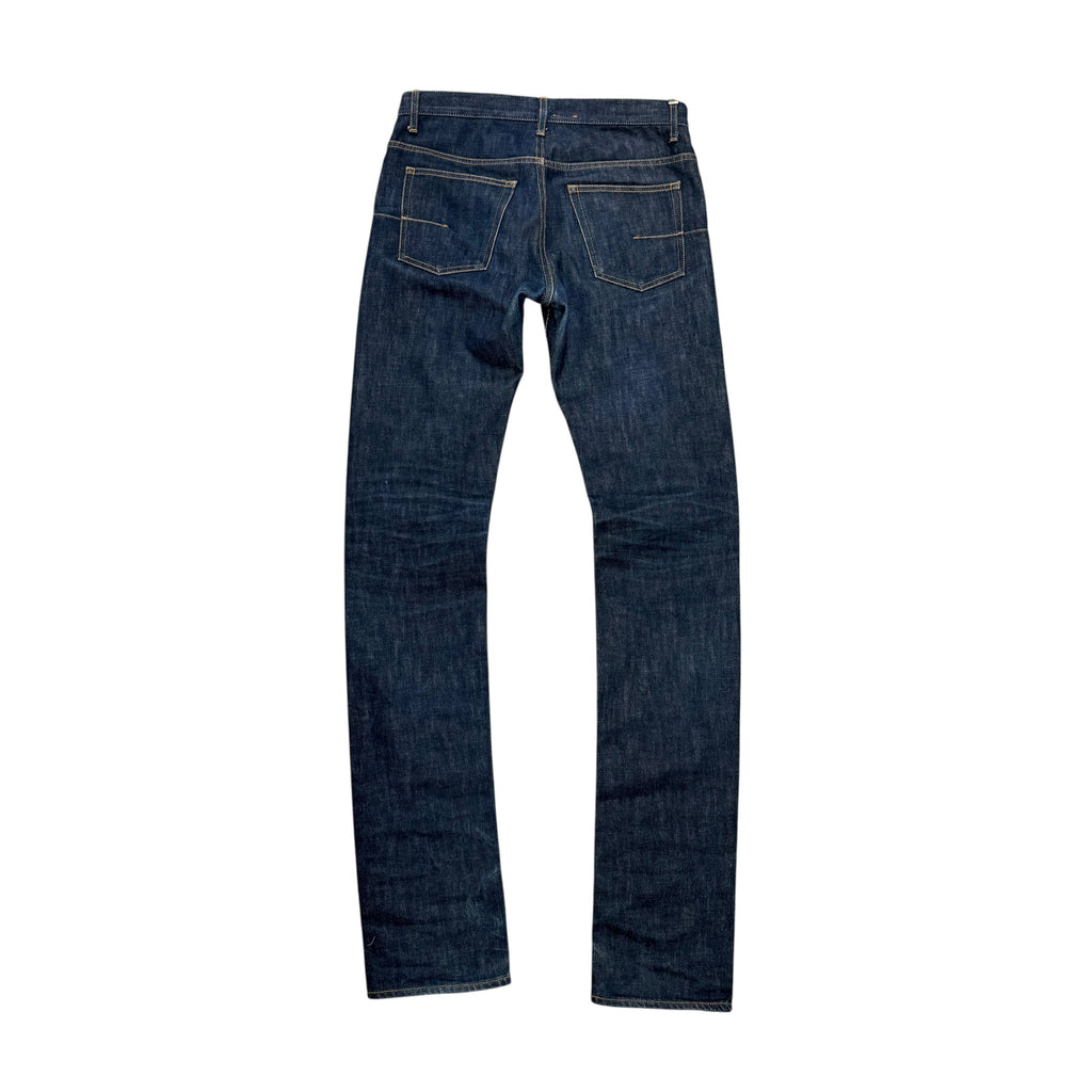 DIOR HOMME UNALTERED MIJ RAW DENIM PANTS.